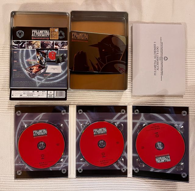 Fullmetal Alchemist Brotherhood dvd