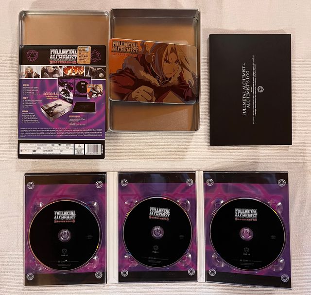 Fullmetal Alchemist Brotherhood dvd