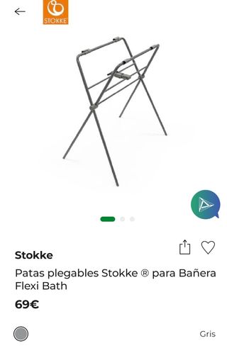 Patas Stokke bañera Flexi Bath