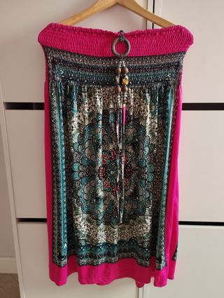 Vestido playero boho chic