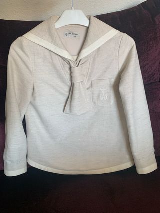 Traje comunión niño - tela de saco, super buena.