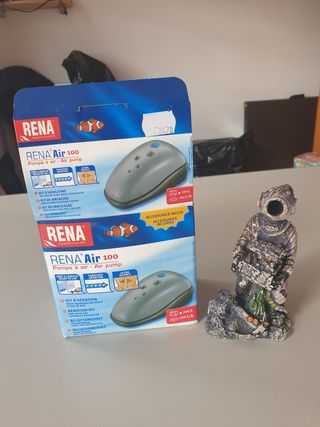 Bomba aire Rena Air 100 + figura buzo