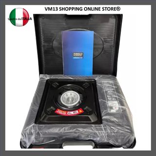 2 x Fornello portatile gas butano con valigetta