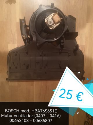 PIEZAS DE UN HORNO Bosch HBA76S651E: