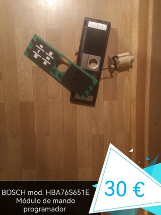 PIEZAS DE UN HORNO Bosch HBA76S651E: