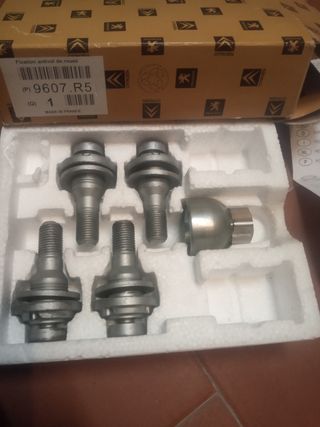 Tornillos antirrobo rueda Peugeot