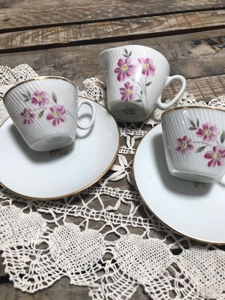 Juego de café vintage - 2 tazas