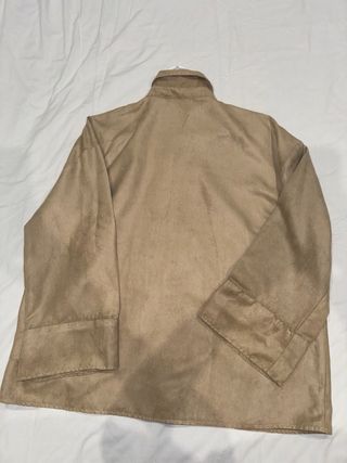 Sobrecamisa Zara beige talla s