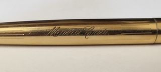 Bolígrafo Vintage Sheaffer dorado