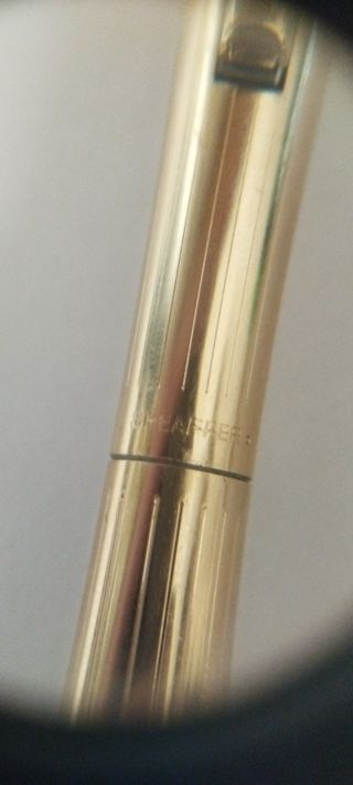 Bolígrafo Vintage Sheaffer dorado