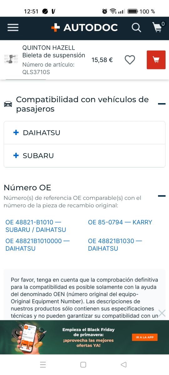 Biel. estabilizadora Quinton Hazell QLS3710S