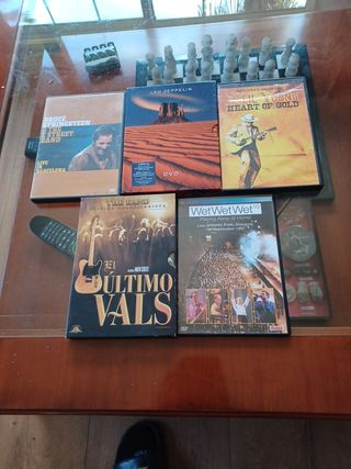 5 DVDs Conciertos Música Rock Pop