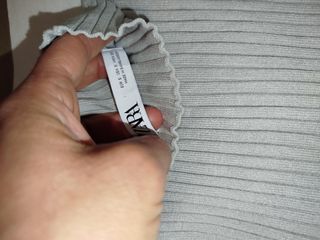 Blusa Zara gris talla S