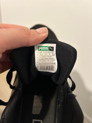 Zapatillas negras puma