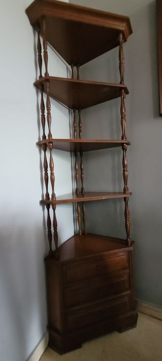 Mueble rinconera de madera