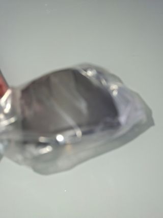 Pulsante gas Weber - rosso e argento