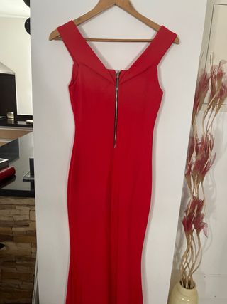 Vestido rojo largo fiesta