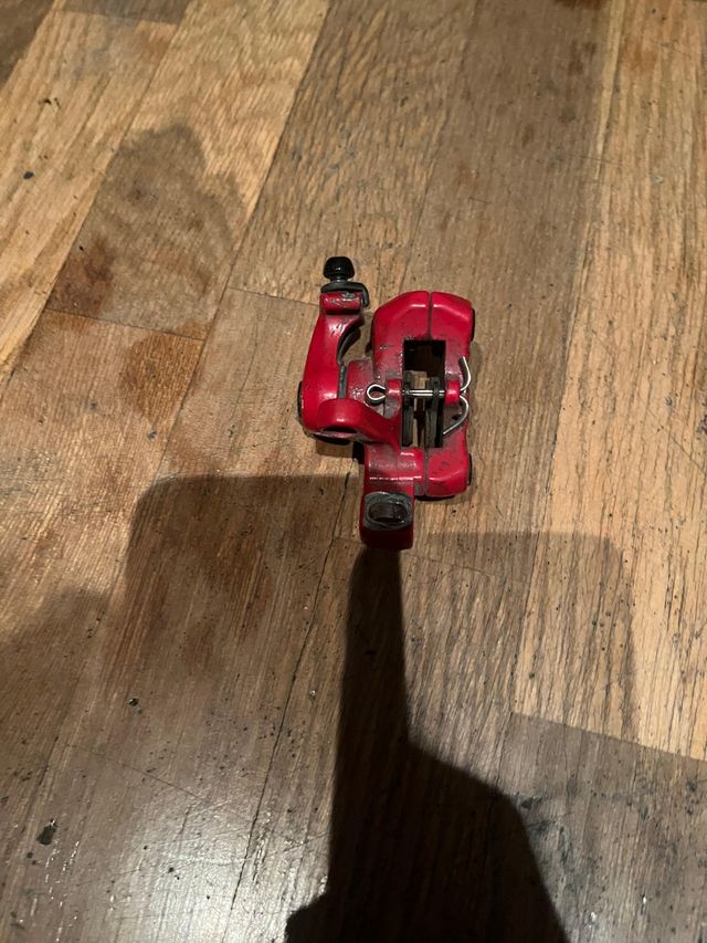 Pinza de freno bicicleta roja