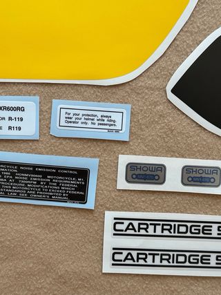 Pegatinas Honda XR 600R 1986