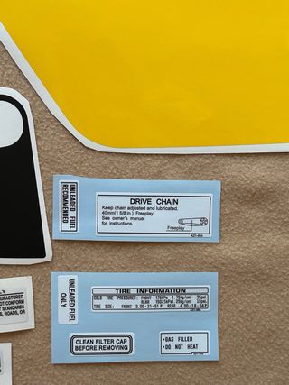 Pegatinas Honda XR 600R 1986