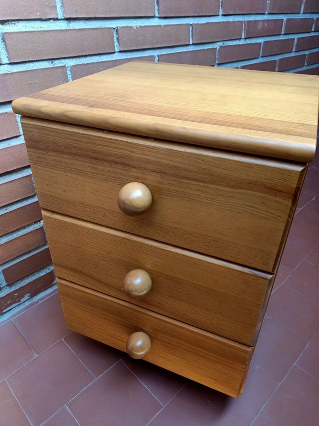 Cómoda madera 3 cajones