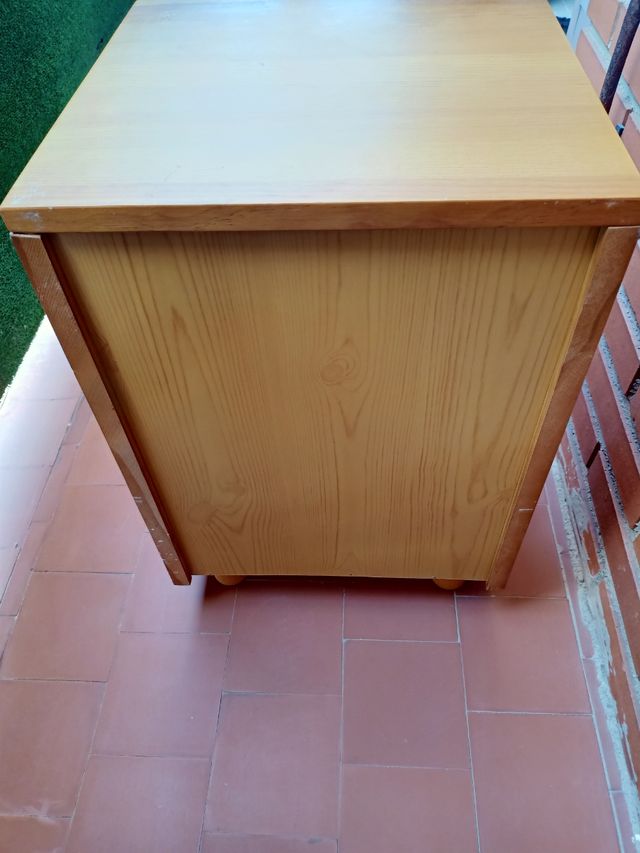 Cómoda madera 3 cajones