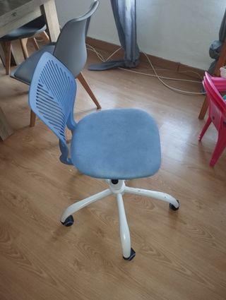 Silla escritorio junior azul