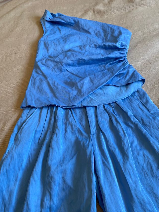 Traje de Pantalon con Blusa de Zara