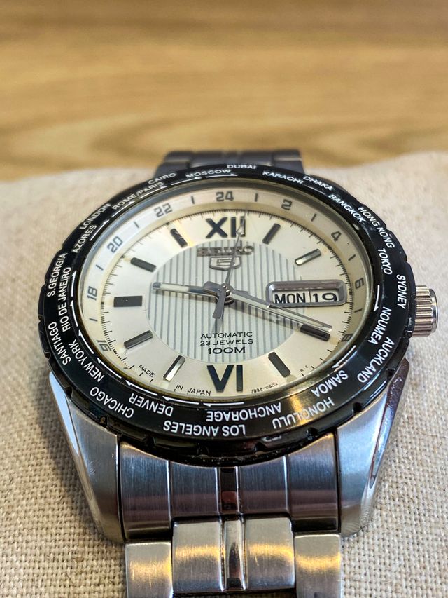 Seiko 5 Sports 100m World Time SNZG63K1 Automatic