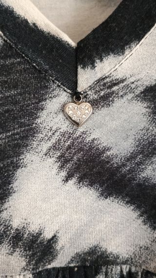 Vestito Leopardo Grigio e Nero