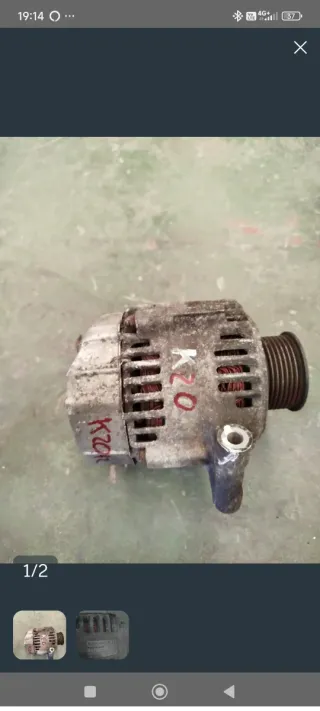 Motor de arranque y alternador Honda Civic Type R
