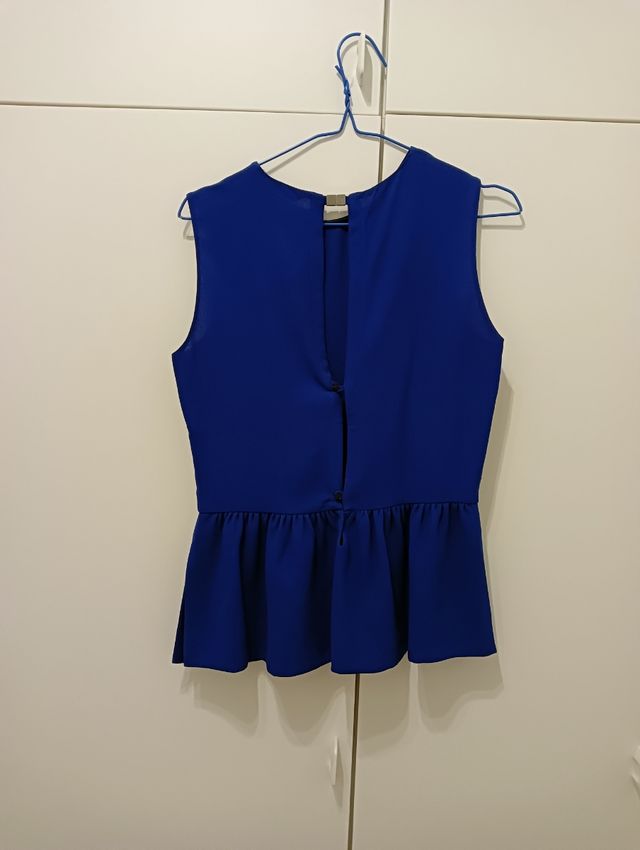 Top Zara azul - Talla M
