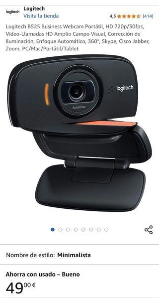 Logitech webcam HD 720