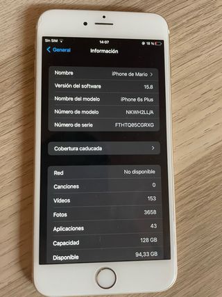 Iphone 6S Plus 128GB