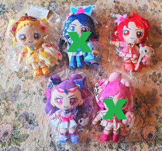 Set Big Plushies Yes! Pretty Cure 5 x Sanrio
