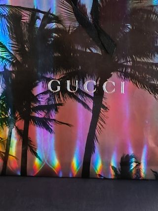 Shopper Gucci olografica