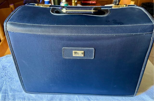 Samsonite valigia blu vintage