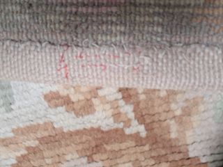Antigua Alfombra de 1866,lana y tintes naturales