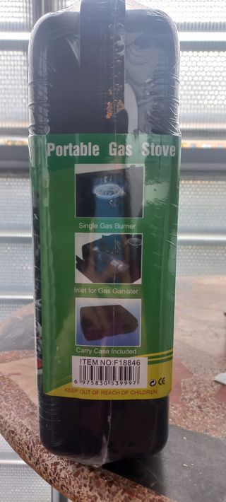 Hornillo gas portátil de cartucho de gas