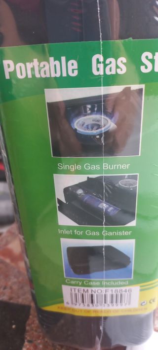 Hornillo gas portátil de cartucho de gas