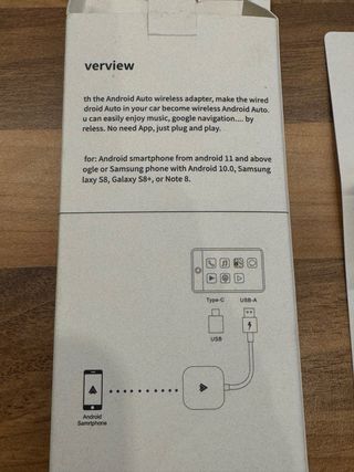 Adaptador inalámbrico Android Auto