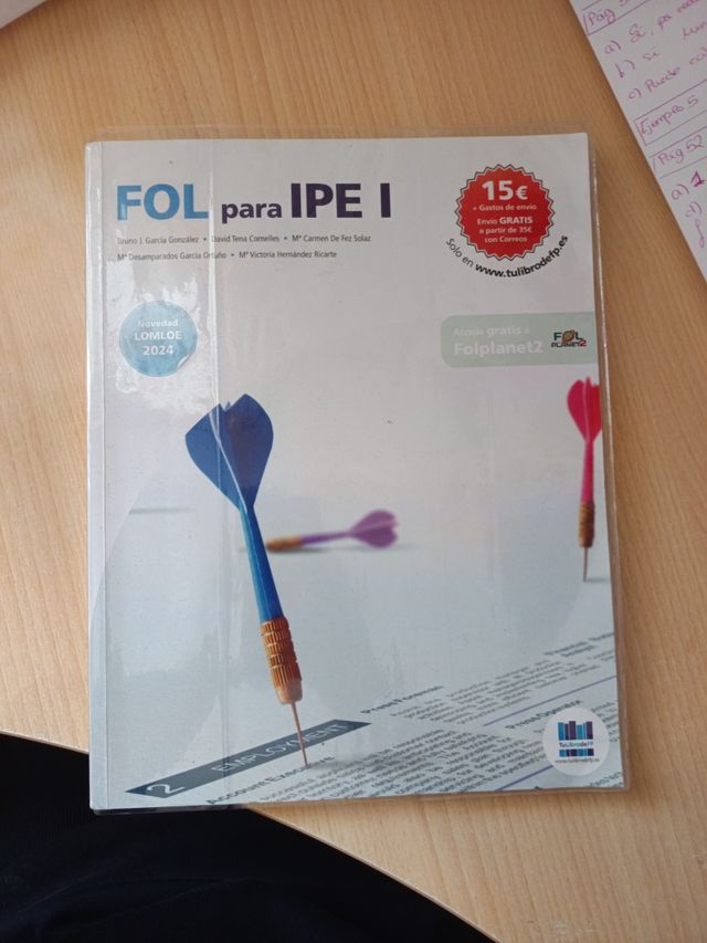 LIBRO FOL PARA IPE I. TOTALMENTE NUEVO.