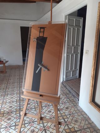 Miquel Navarro. Técnica mixta.