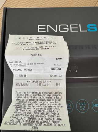 Engel RS8100Y Receptor Satélite