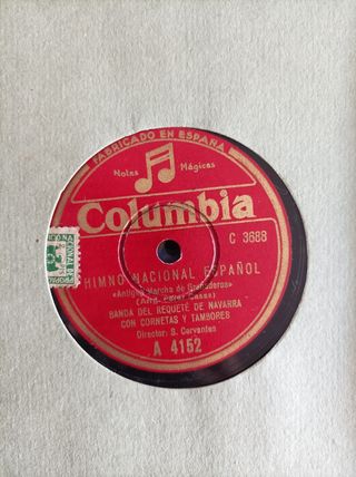 Disco de pizarra para gramófono