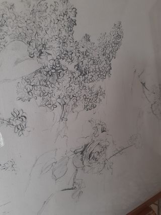 Antonio López García. Litografía.