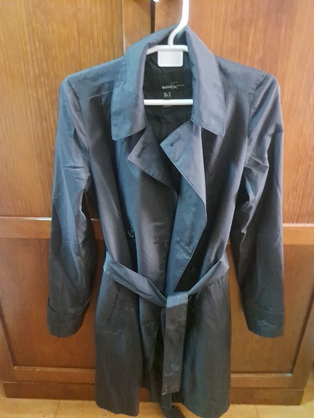 Trench negra Mango - Talla M