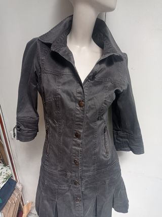 Vestido vaquero gris - Talla S
