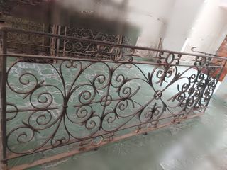Rejas de forja antiguas. Balcones