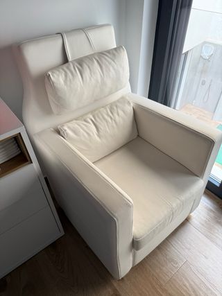 Sillón lactancia blanco